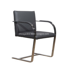 Modern Flat Bar Brno Leather Dining Chair